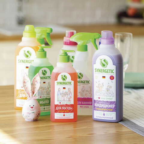 Средство для удаления известкового налета и ржавчины 500 мл SYNERGETIC, распылитель, ЭКО, 104052
