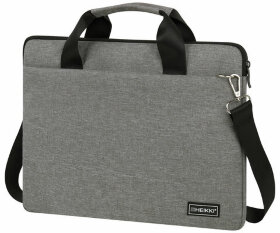 Сумка портфель HEIKKI PROFITABLE (ХЕЙКИ) с отд. для ноутбука 14&quot;, багаж лента, сер, 26х36х3 см, 272597