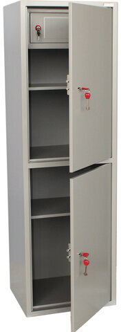 Шкаф металлический для документов BRABIX "KBS-032Т", 1503х470х390 мм, 37 кг, трейзер, сварной, 291157