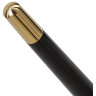 Ручка подарочная перьевая GALANT "LUDUS", корпус черный, детали золотистые, узел 0,8 мм, 143529