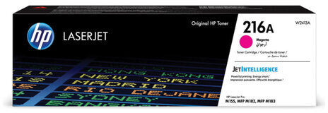 Картридж лазерный HP (W2413A) Color LaserJet M182n/M183fw, №216A, пурпурный, оригинальный, ресурс 850 страниц