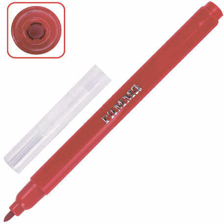 Фломастеры ГАММА "Классические", 12 цветов, вентилируемый колпачок, картонная упаковка, 180319_11