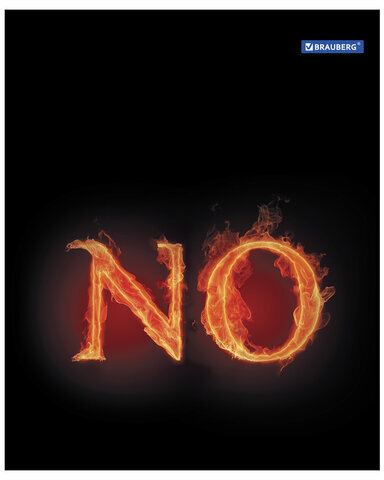 Тетрадь А5, 48 л., BRAUBERG, клетка, обложка картон, ОГОНЬ, 401289