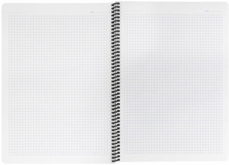 Тетрадь А4, 80 листов, BRAUBERG "Metropolis", спираль пластиковая, клетка, обложка пластик, ЧЕРНЫЙ, 403393