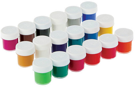 Гуашь ГАММА "Пчелка", 18 цветов по 20 мл, без кисти, картонная упаковка, 221014_18