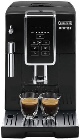 Кофемашина DELONGHI ECAM 350.15.B, 1450 Вт, объем 1,8 л, емкость для зерен 300 г, ручной капучинатор, черная