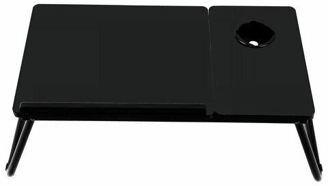 Столик складной для ноутбука/завтрака BRABIX BT-004 (560х320х270 мм), регулировка наклона, черный, 532905