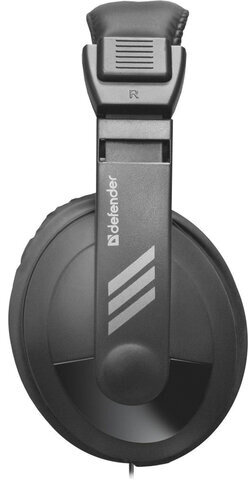 Наушники DEFENDER HN-751, проводные, 2 м, стерео, полноразмерные, регулятор громкости, 63751