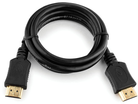 Кабель HDMI, 1 м, GEMBIRD, M-M, экранированный, для передачи цифрового аудио-видео, CC-HDMI4L-1M