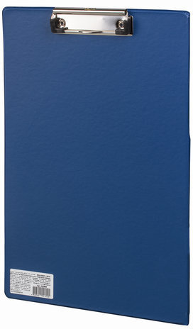 Доска-планшет BRAUBERG "Comfort" с прижимом А4 (230х350 мм), картон/ПВХ, РОССИЯ, СИНЯЯ, 222659