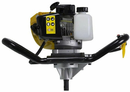 Мотобур HUTER GGD-52, 2,7 л.с., 8700 об/мин, объем двигателя 52 см3, 70/13/1