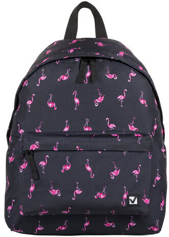 Рюкзак BRAUBERG универсальный, сити-формат, синий, "Фламинго", 20 литров, 41х32х14 см, 226404
