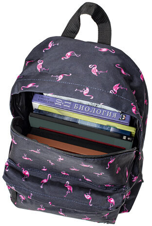 Рюкзак BRAUBERG универсальный, сити-формат, синий, "Фламинго", 20 литров, 41х32х14 см, 226404