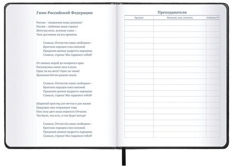Дневник 1-11 класс 48 л., кожзам (твердая с поролоном), нашивка, BRAUBERG IGUANA, черный, 107225
