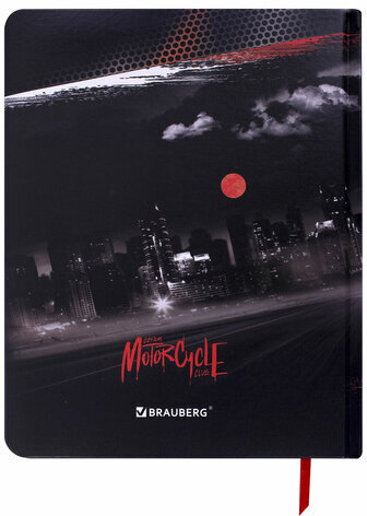 Дневник 1-11 класс 48 л., кожзам (твердая с поролоном), печать, наклейки, BRAUBERG, "Moto Club", 106192