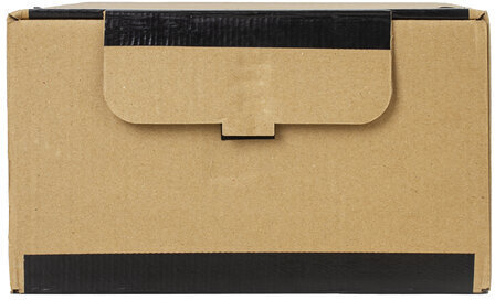 Короб архивный на липучке 380х285х170 мм, гофрокартон, до 1700 л., STAFF, 112161