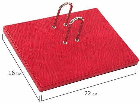 Набор настольный GALANT из экокожи, 8 предметов, под змеиную кожу, красный, 232283