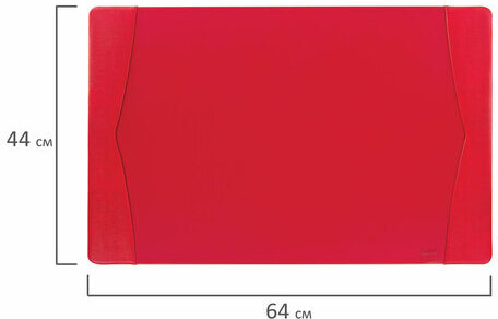 Набор настольный GALANT из экокожи, 8 предметов, под змеиную кожу, красный, 232283