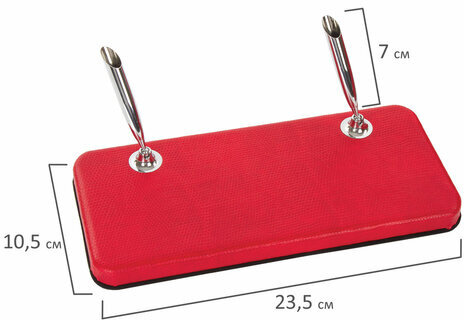 Набор настольный GALANT из экокожи, 8 предметов, под змеиную кожу, красный, 232283