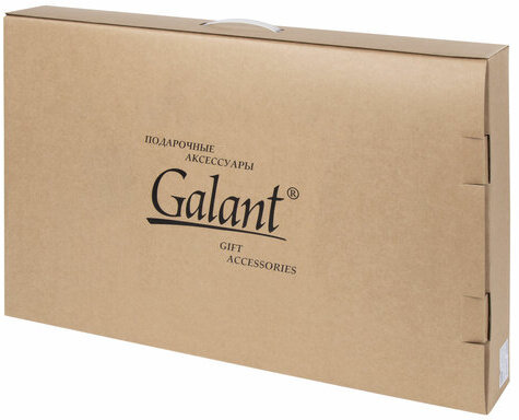 Набор настольный GALANT из экокожи, 8 предметов, под змеиную кожу, красный, 232283