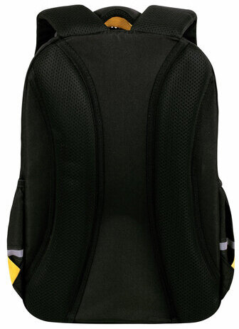 Рюкзак BRAUBERG MOTION, 2 отделения, 3 кармана, "Angry duck", СВЕТЯЩИЙСЯ, 41х28х17 см, 272031