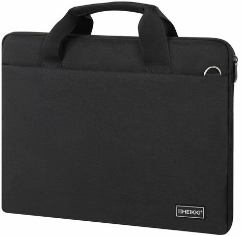 Сумка портфель HEIKKI PROFITABLE (ХЕЙКИ) с отд. для ноутбука 14", багаж лента, чер, 26х36х3 см, 272598