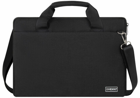 Сумка портфель HEIKKI PROFITABLE (ХЕЙКИ) с отд. для ноутбука 14", багаж лента, чер, 26х36х3 см, 272598