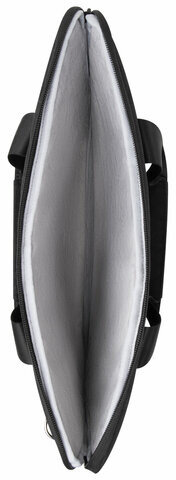 Сумка портфель HEIKKI PROFITABLE (ХЕЙКИ) с отд. для ноутбука 14", багаж лента, чер, 26х36х3 см, 272598