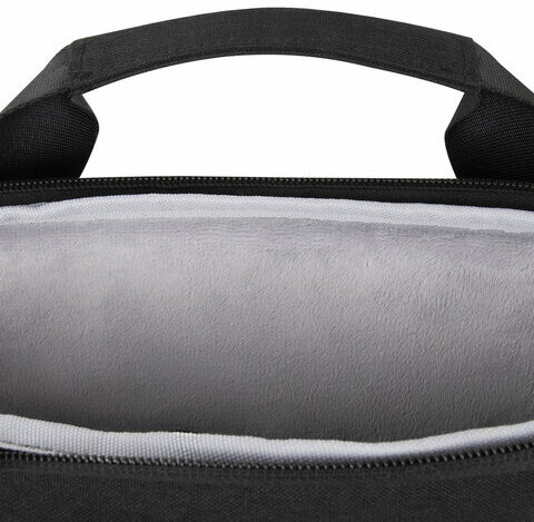 Сумка портфель HEIKKI PROFITABLE (ХЕЙКИ) с отд. для ноутбука 14", багаж лента, чер, 26х36х3 см, 272598