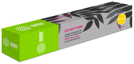 Тонер-картридж CACTUS (CS-WC7120M) для XEROX WorkCentre 7120/7125, пурпурный, ресурс 15000 стр.