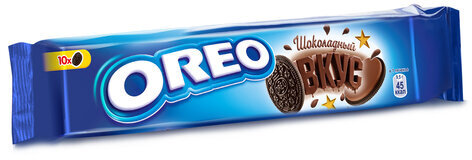 Печенье OREO (Орео) с какао и начинкой со вкусом шоколада, 228 г, 67652