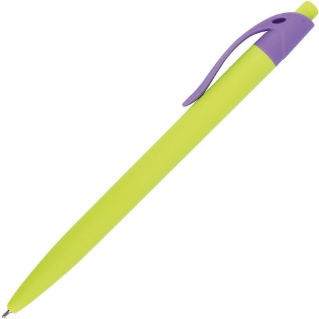 Ручка шариковая масляная автоматическая BRAUBERG "FRUITY RX", СИНЯЯ, soft-touch, узел 0,7 мм, линия письма 0,35 мм, 142656