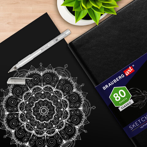 Ручка гелевая с грипом BRAUBERG "White", БЕЛАЯ, пишущий узел 1 мм, линия письма 0,5 мм, 143416