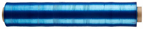 Стрейч-пленка для ручной упаковки, вторичное сырье, СИНЯЯ 50 см х 217 м, 20 мкм, 2 кг – нетто
