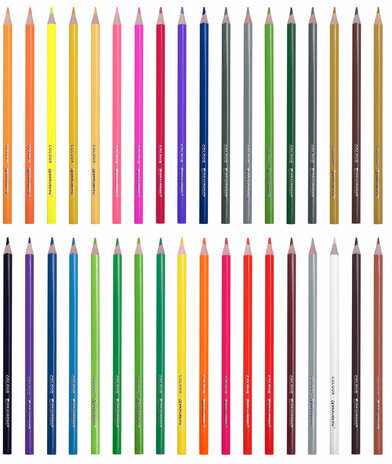 Карандаши цветные BRAUBERG KIDS NEW, 36 цветов, трехгранные, грифель 3 мм, 182003