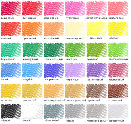 Карандаши цветные BRAUBERG KIDS NEW, 36 цветов, трехгранные, грифель 3 мм, 182003