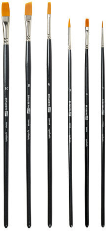 Кисти художественные набор 6 шт., синтетика, BRAUBERG ART CLASSIC, 200959