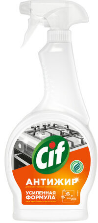 Средство для чистки плит, духовок, грилей от жира и нагара 500 мл, CIF Антижир "Цитрус"