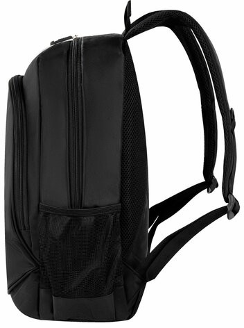 Рюкзак BRAUBERG B-TR1606 для старшеклассников/студентов, 22 л, черный, "Навигатор", 30х17х45 см, 225291