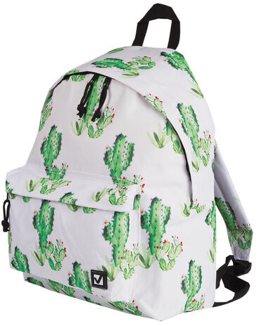 Рюкзак BRAUBERG универсальный, сити-формат, белый, "Мексика", 20 литров, 41х32х14 см, 226416