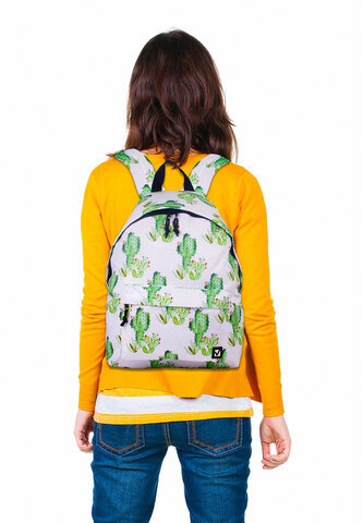 Рюкзак BRAUBERG универсальный, сити-формат, белый, "Мексика", 20 литров, 41х32х14 см, 226416