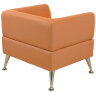 Кресло мягкое "Норд", "V-700", 820х720х730 мм, c подлокотниками, экокожа, оранжевое