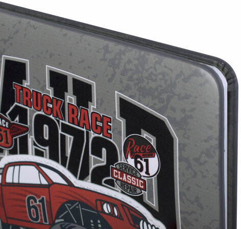 Дневник 1-4 класс 48 л., кожзам (твердая), печать, аппликация, ЮНЛАНДИЯ, "Truck Race", 106195