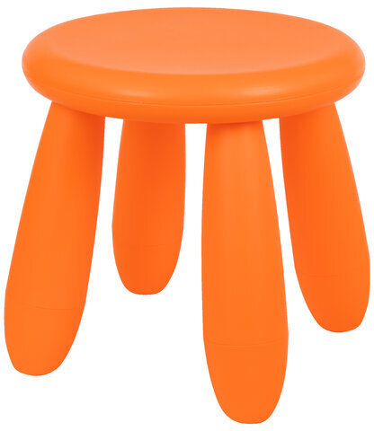 Табурет детский МАМОНТ оранжевый, от 2 до 7 лет, безвредный пластик, 01.022.01.06.1