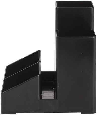 Подставка-органайзер BRAUBERG-CONTRACT, 109х95х101,5 мм, 5 отделений, черная, 230893