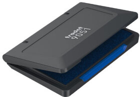 Штемпельная подушка TRODAT, 90х50 мм, синяя, 9051с, 53196