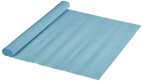 Бумага гофрированная/креповая (ИТАЛИЯ) 180 г/м2, 50х250 см, небесная (556), BRAUBERG FIORE, 112652