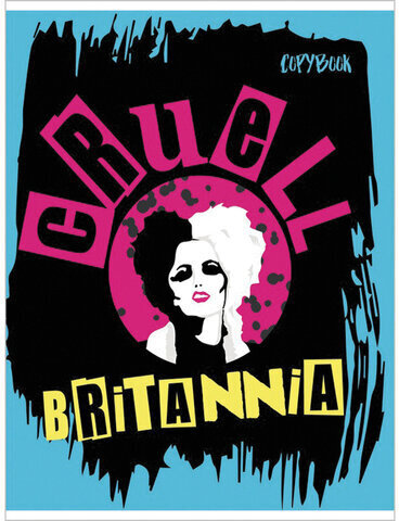 Тетрадь А5, 48 л., HATBER, скоба, клетка, мелованный картон, "Круэлла-Выпуск №2" (5 видов в спайке), 48Т5В1