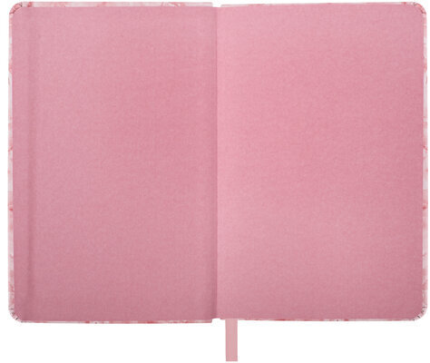 Ежедневник датированный 2023 А5 138x213 мм BRAUBERG "Marble", под кожу, розовый, 114019