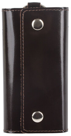 Футляр для ключей BEFLER &quot;Classic&quot;, натуральная кожа, две кнопки, 60x110х15 мм, коричневый, KL.3.-1